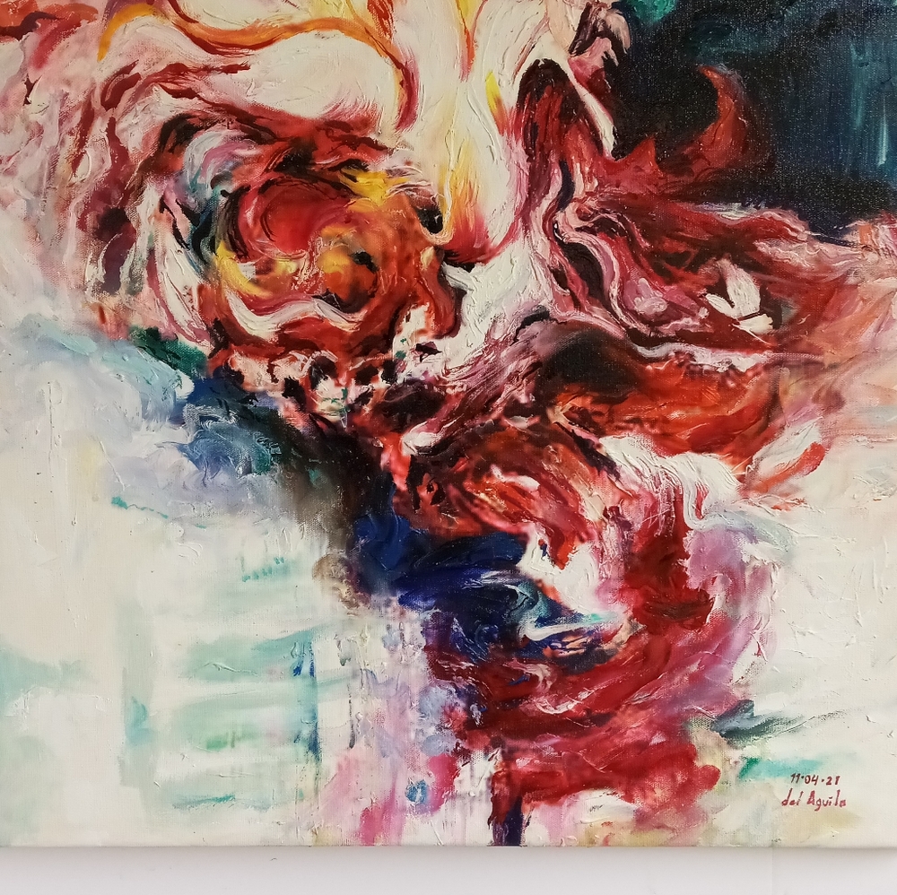 Abstract  oil painting - Picture 4 of 9